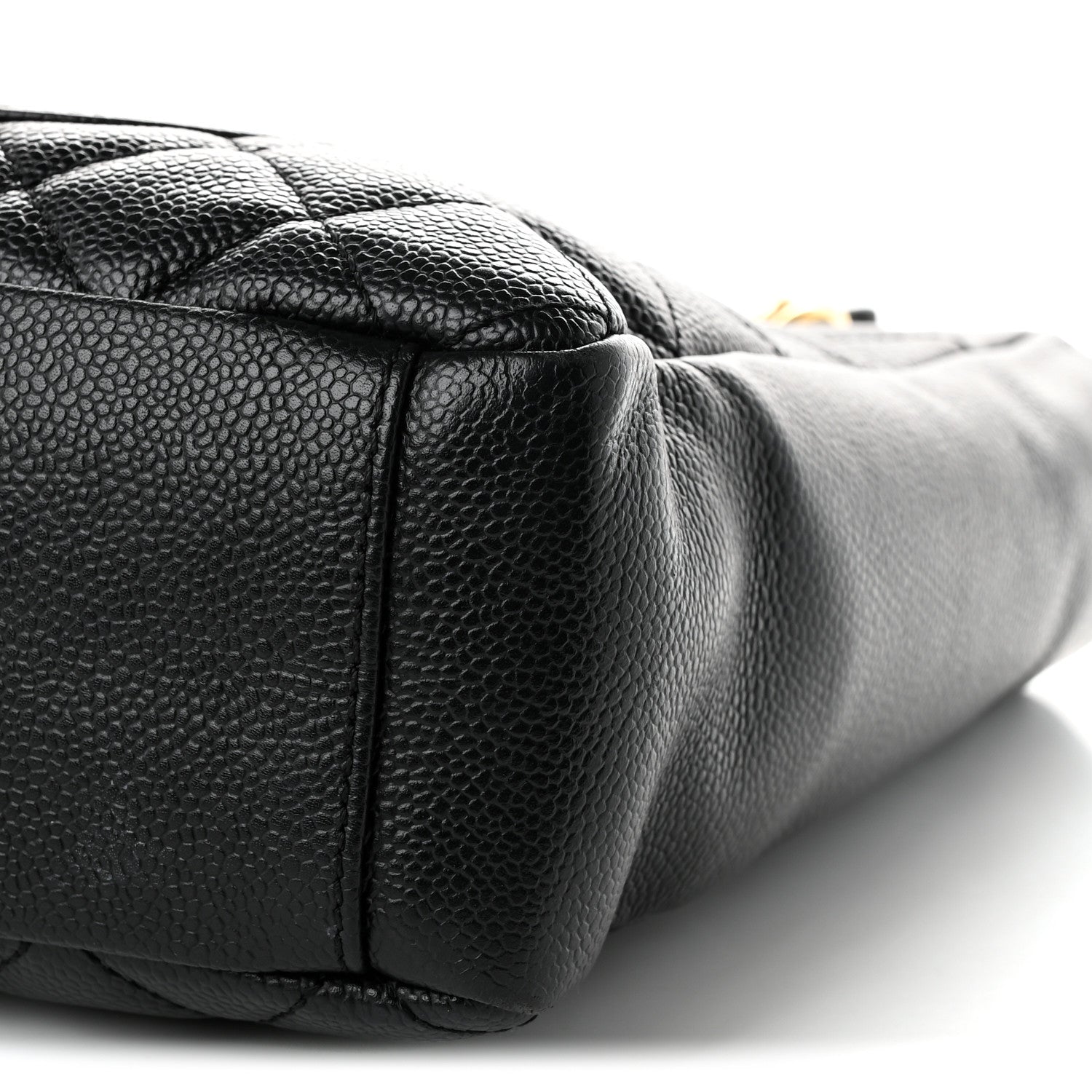 Chanel Caviar Quilted Petit Shopping Tote PST Black 10 of 11