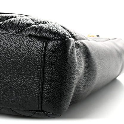 Chanel Caviar Quilted Petit Shopping Tote PST Black 10 of 11