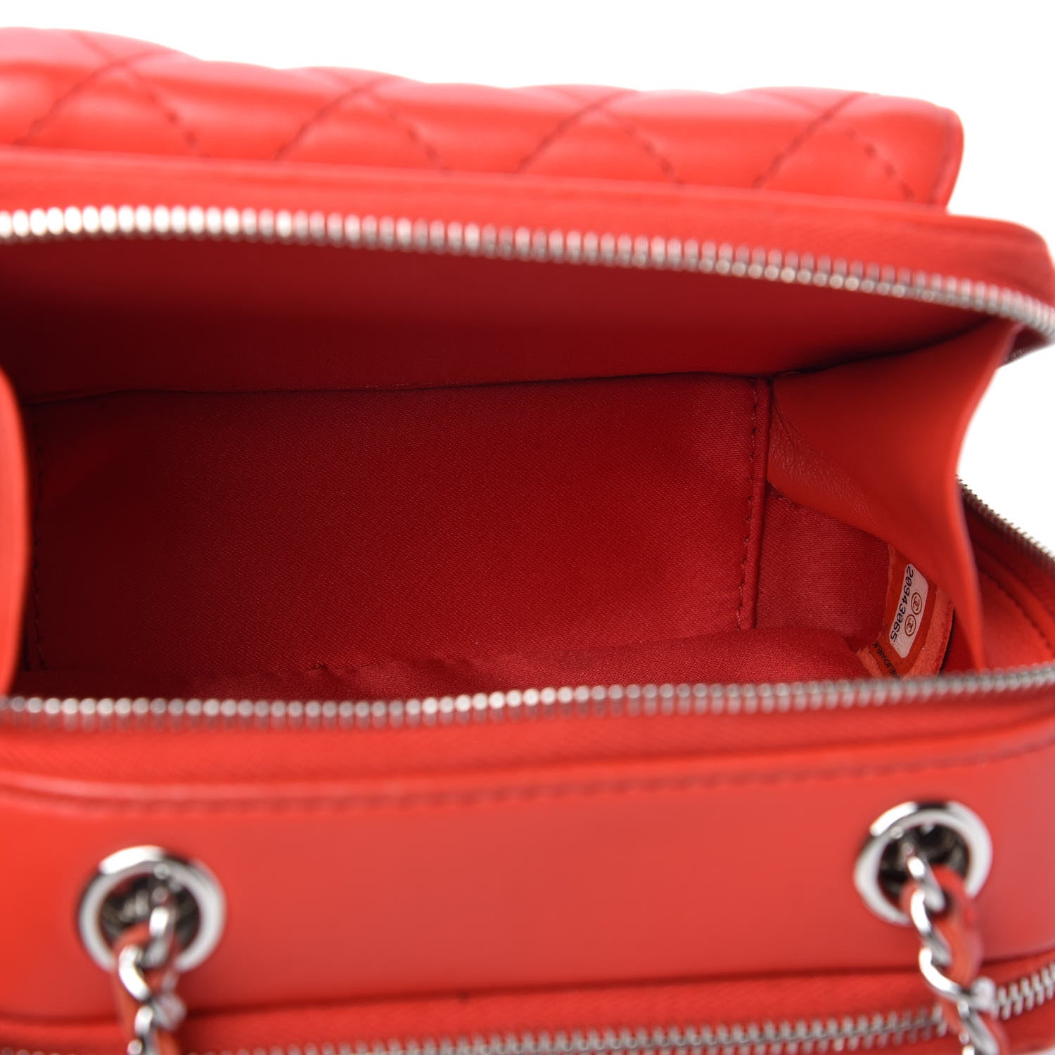 Chanel Lambskin Quilted Small Pocket Box Camera Case Red 5 of 9