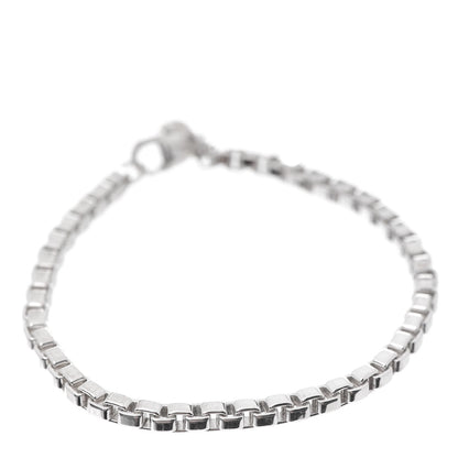Tiffany Sterling Silver 4mm Venetian Link Bracelet 3 of 4