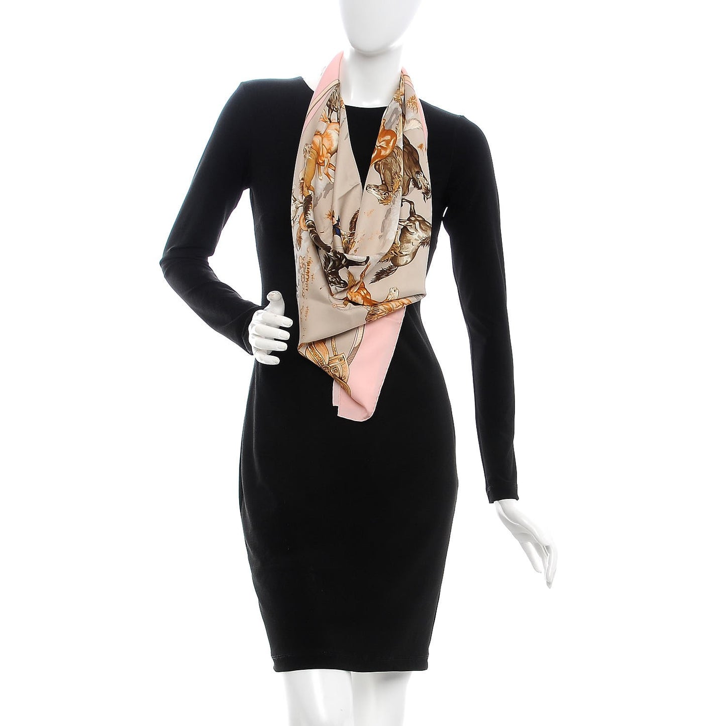 Silk Les Mustangs Scarf 90