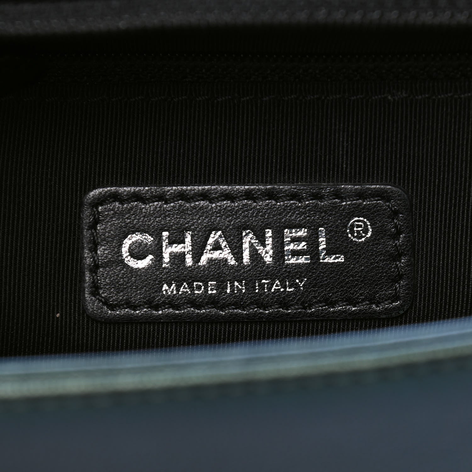 Chanel Iridescent Goatskin Quilted New Medium Boy Flap Green 5 of 6