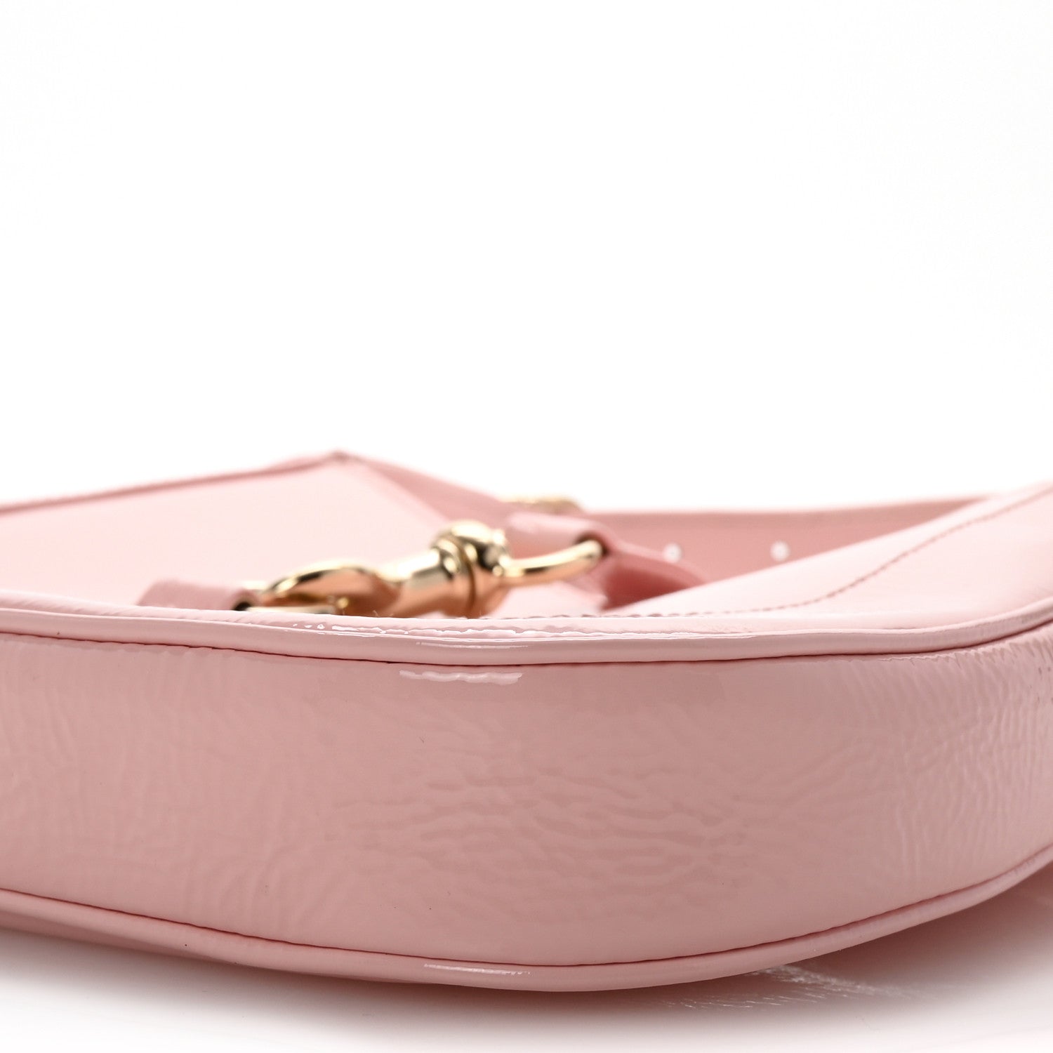 Gucci Patent Calfskin Small Jackie 1961 Hobo Light Pink 9 of 9