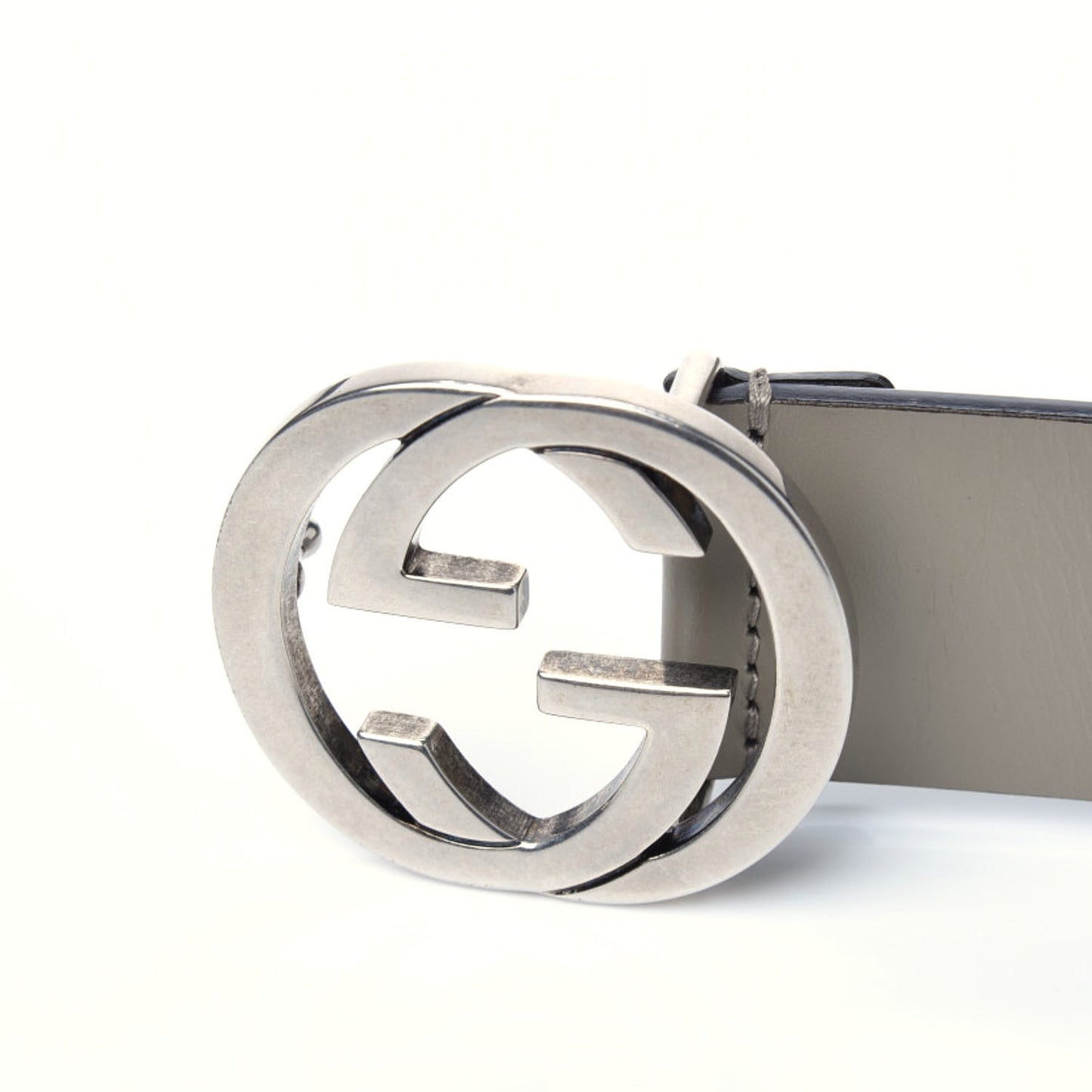 Selleria Calfskin Nickel Interlocking G 37mm Belt 85 34 Rocky