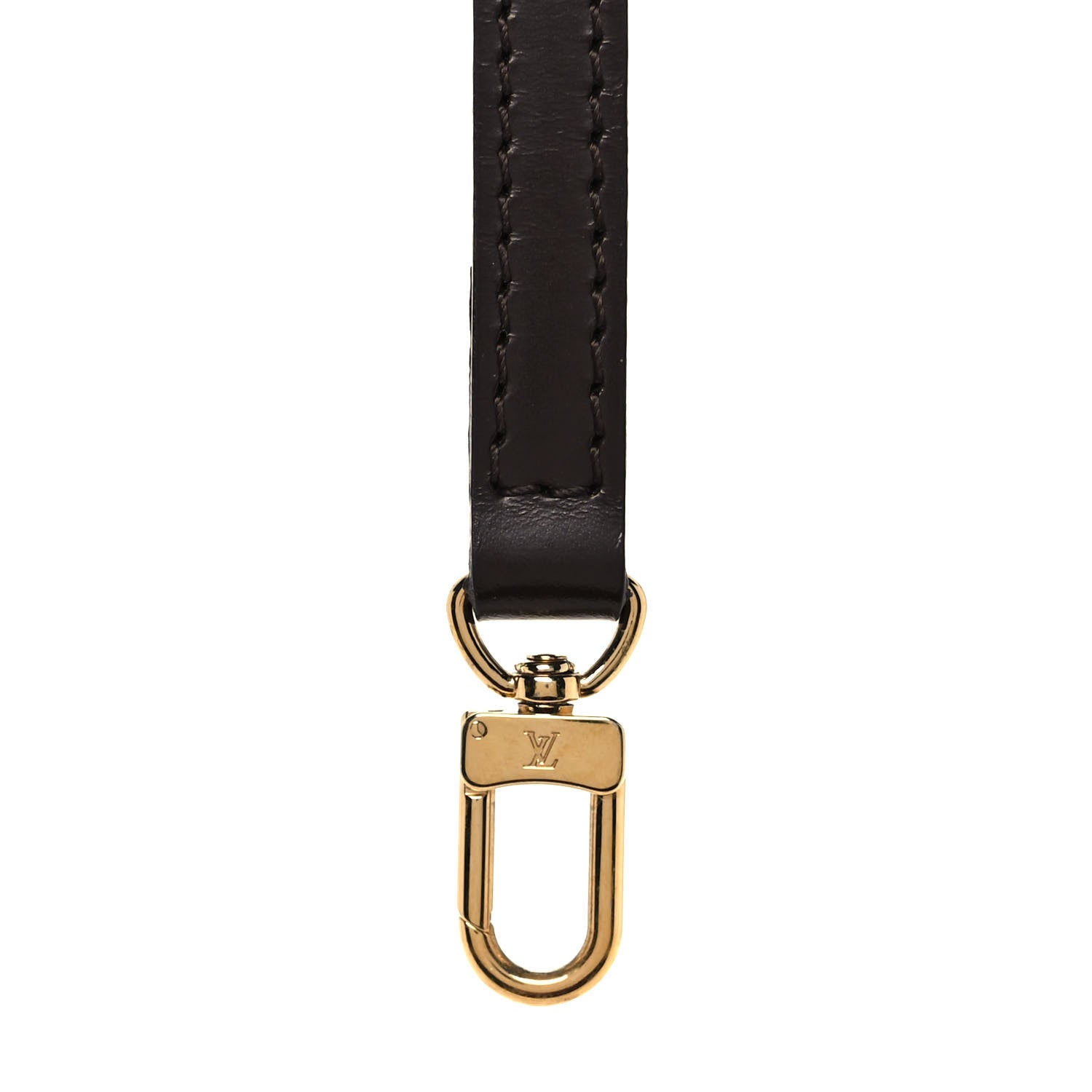 Louis Vuitton Calfskin 12mm Favorite Long Strap Brown 3 of 3