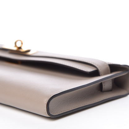 Hermes Swift Kelly Cut Clutch Pochette Gris Asphalt 10 of 28