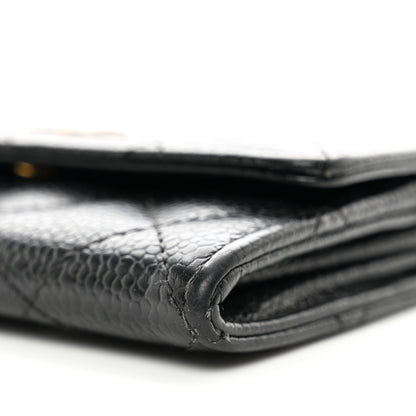 Chanel Caviar Quilted Flap Card Holder Black 11 of 11