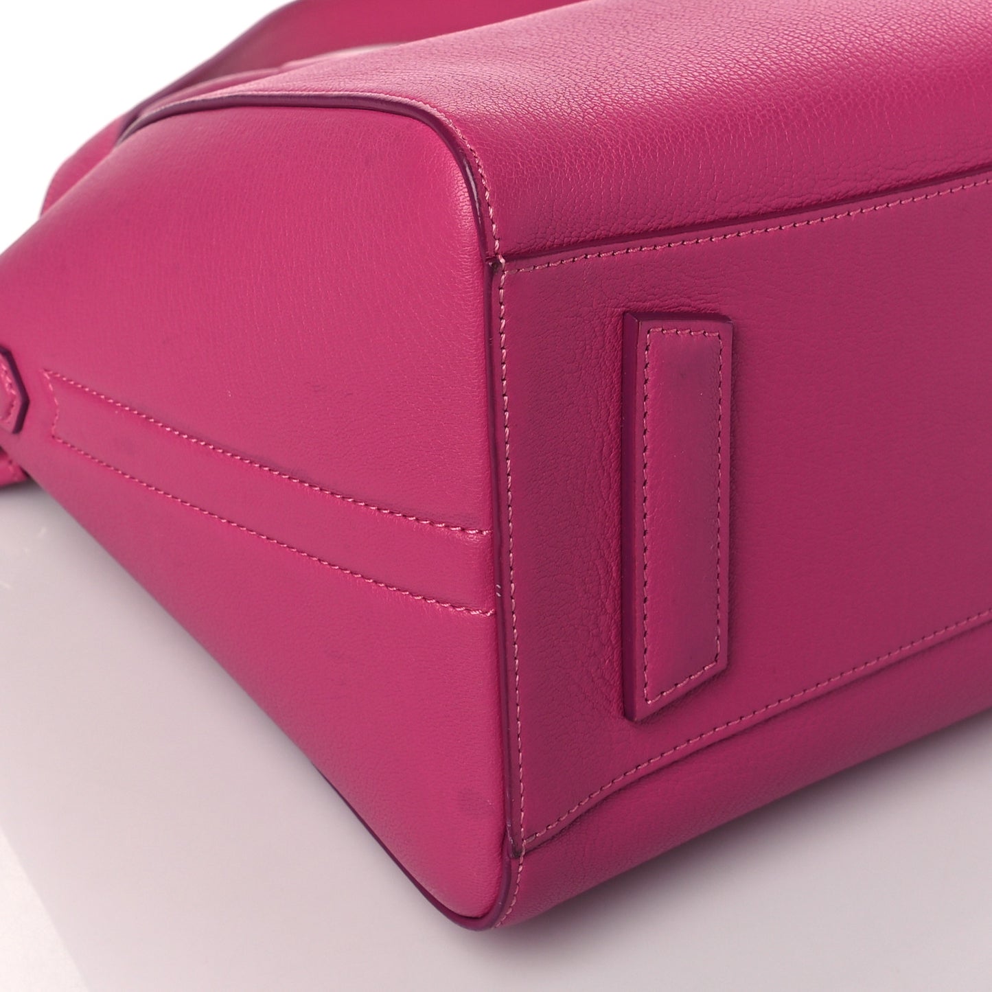 Sugar Goatskin Small Antigona Fuchsia