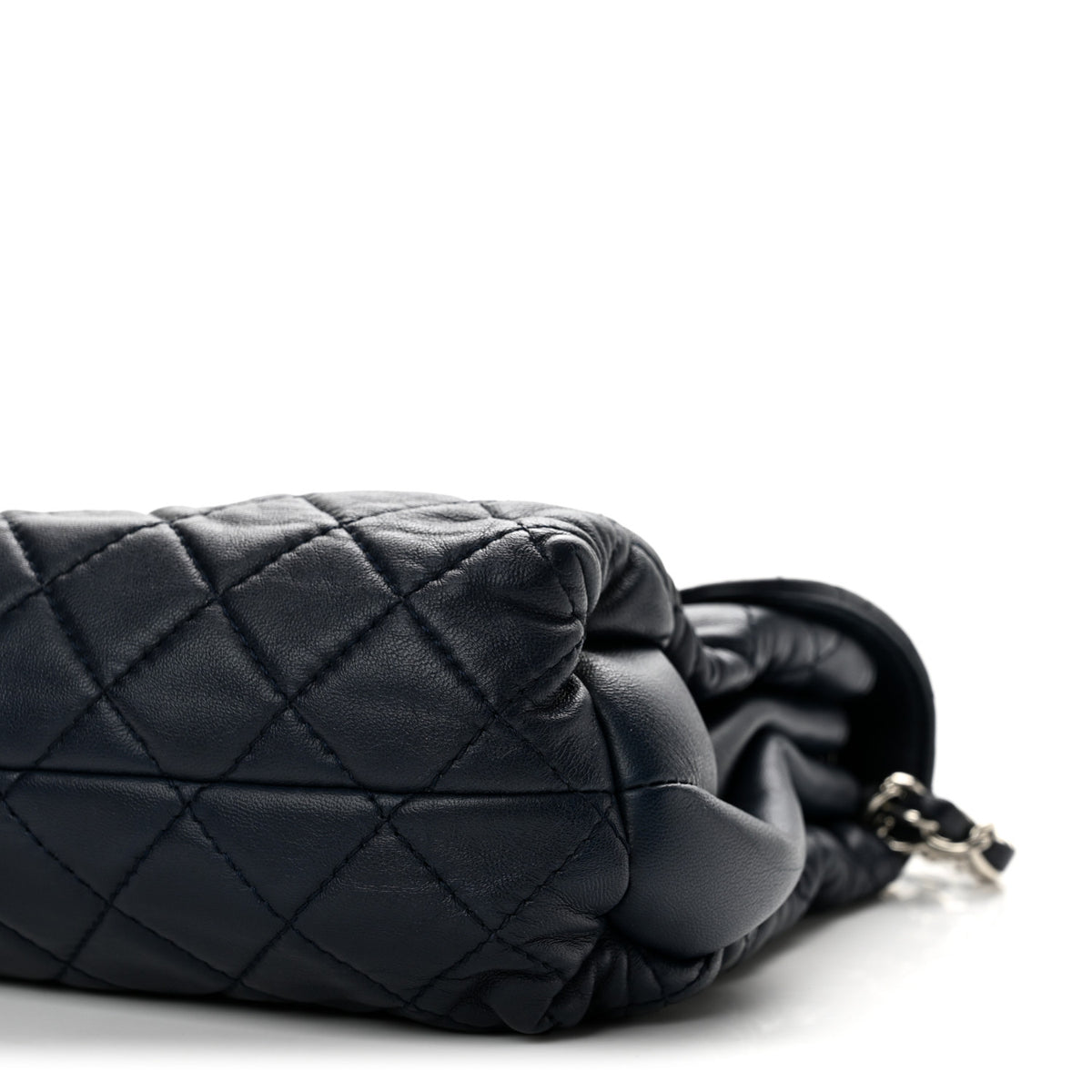 Chanel Lambskin Quilted Medium By 4 Flap Navy 10 of 13
