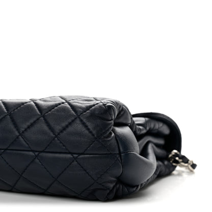 Chanel Lambskin Quilted Medium By 4 Flap Navy 10 of 13