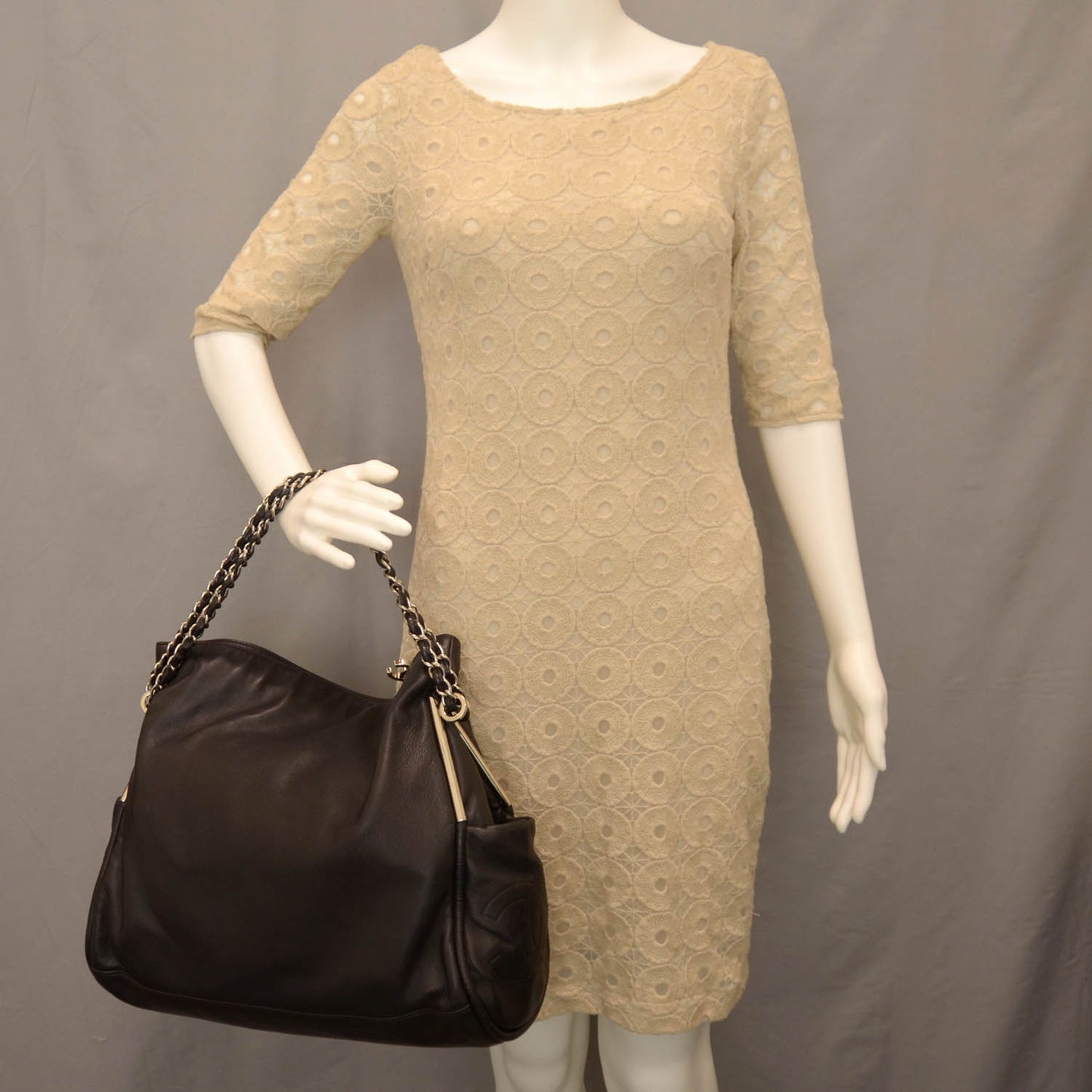 Lambskin Large Ultimate Soft Bag Black