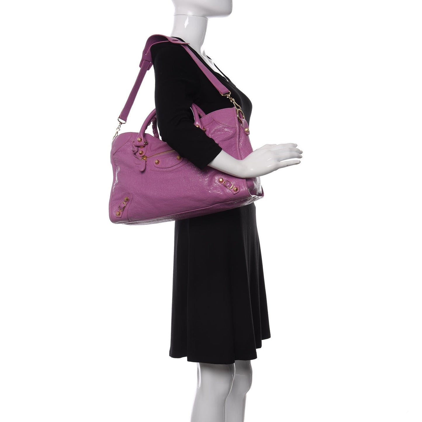 Agneau Giant 12 Gold Hardware City Rose Berlingot