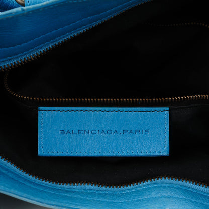 Balenciaga Agneau Classic Hardware Velo Bleu Indigo 6 of 7
