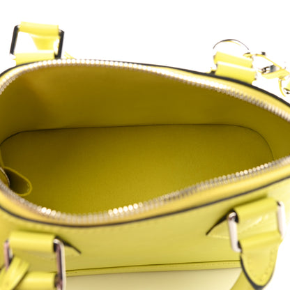 Louis Vuitton Epi Jacquard Alma BB Yellow Citron 5 of 9