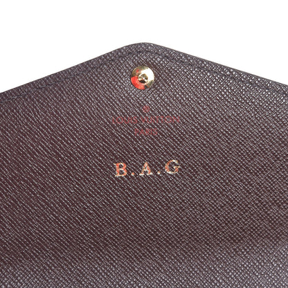 Louis Vuitton Damier Ebene Sarah Wallet NM 6 of 6