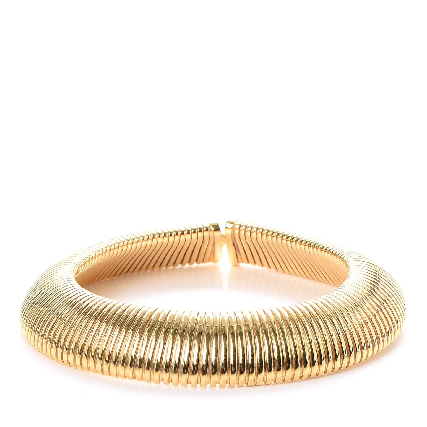 Brass Snake Chain Choker Gold