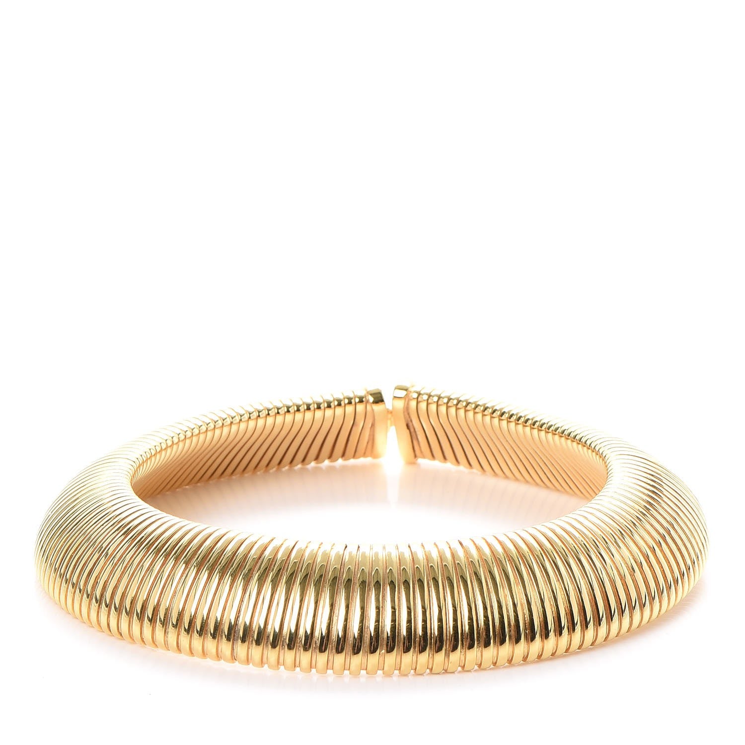 Saint Laurent Brass Snake Chain Choker Gold 3 of 7