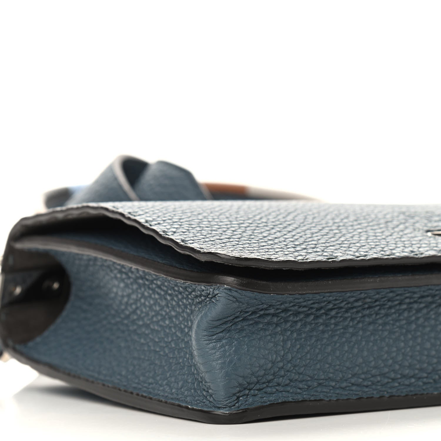 Fendi Cuoio Romano Selleria Piping Messenger Bag Tempesta Multicolor 9 of 10