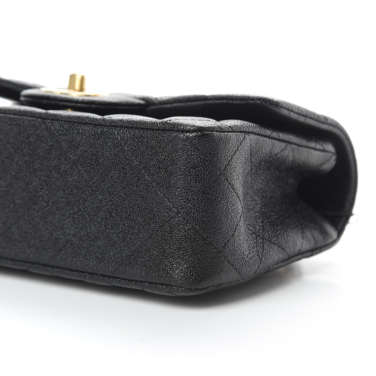 Chanel Caviar Quilted Mini Top Handle Rectangular Flap Black 10 of 11