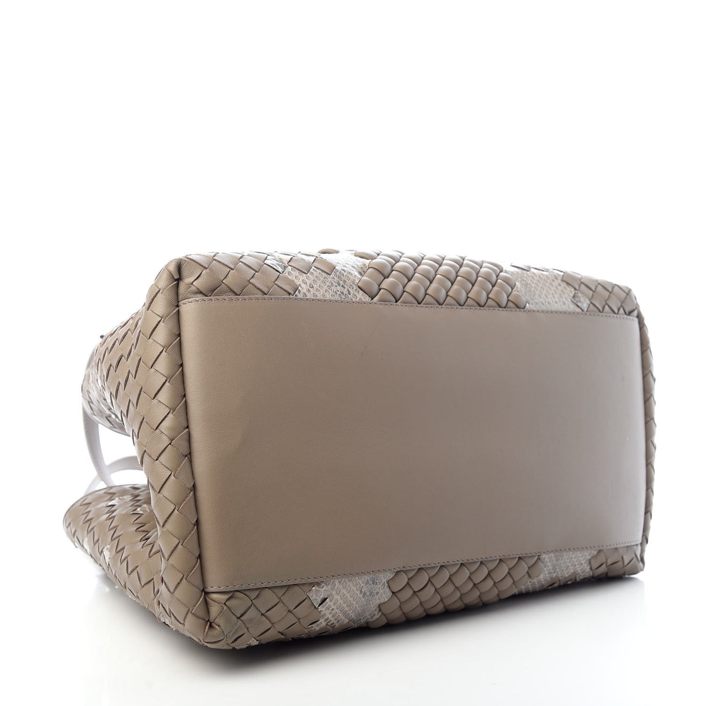 Nappa Ayers Intrecciato Medium Seamless Tote Limestone