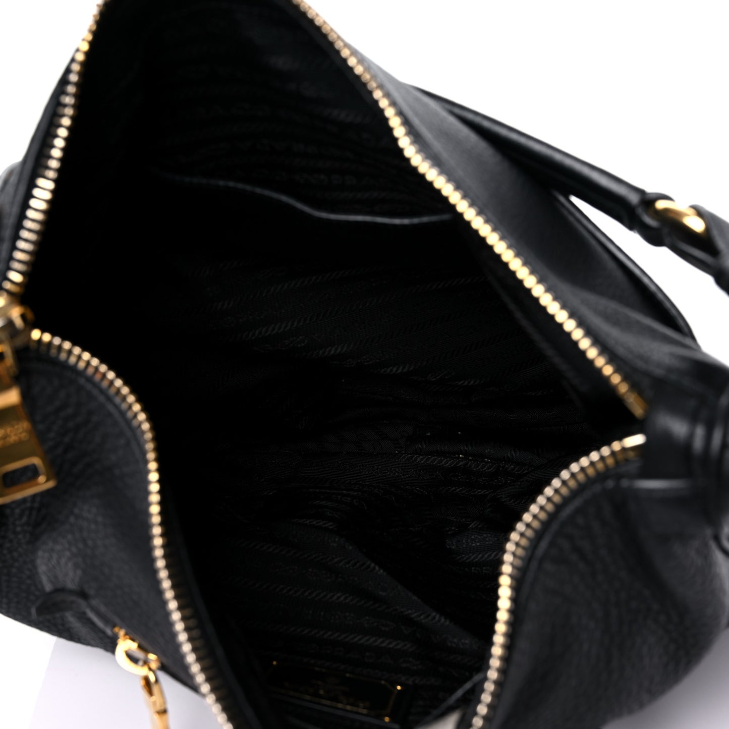 Vitello Daino Sacca Hobo Black