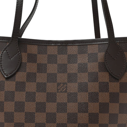 Louis Vuitton Damier Ebene Neo Neverfull MM Rose Ballerine 10 of 13