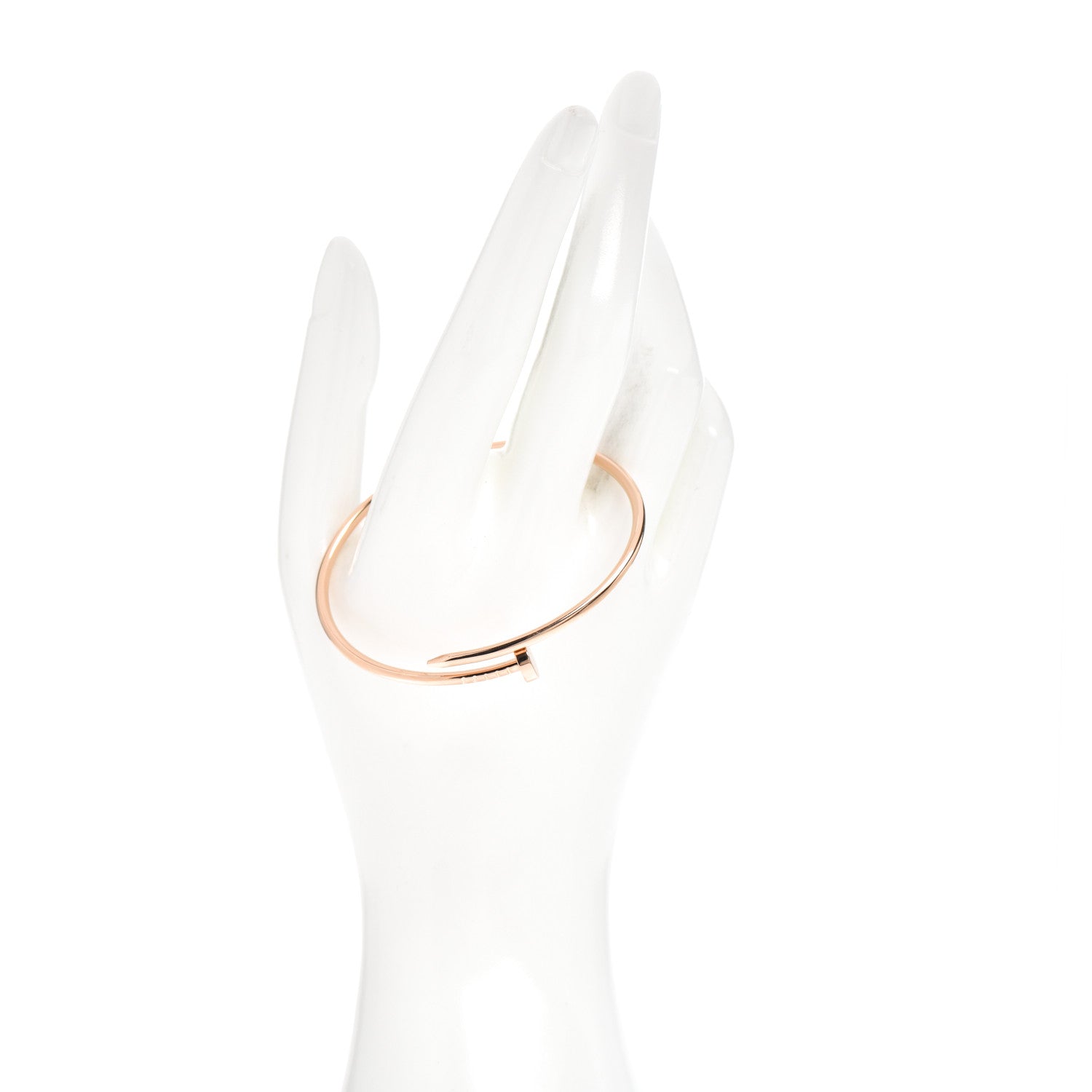 Cartier 18K Pink Gold Small Juste Un Clou Bracelet 17 2 of 5