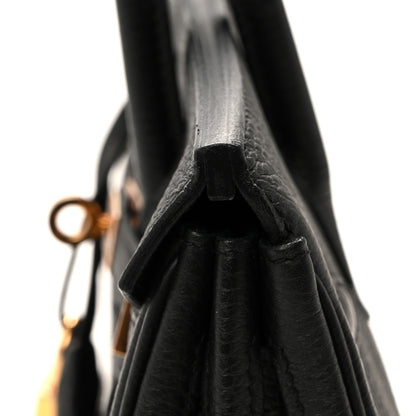 Hermes Togo Birkin 25 Black 11 of 12