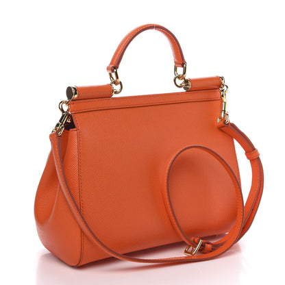 Dolce & Gabbana Dauphine Medium Miss Sicily Satchel Mandarino 4 of 11
