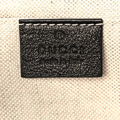Gucci Raffia Azalea Calfskin Crochet Flower Small GG Marmont Shoulder Bag Natural Ecru Black 6 of 9