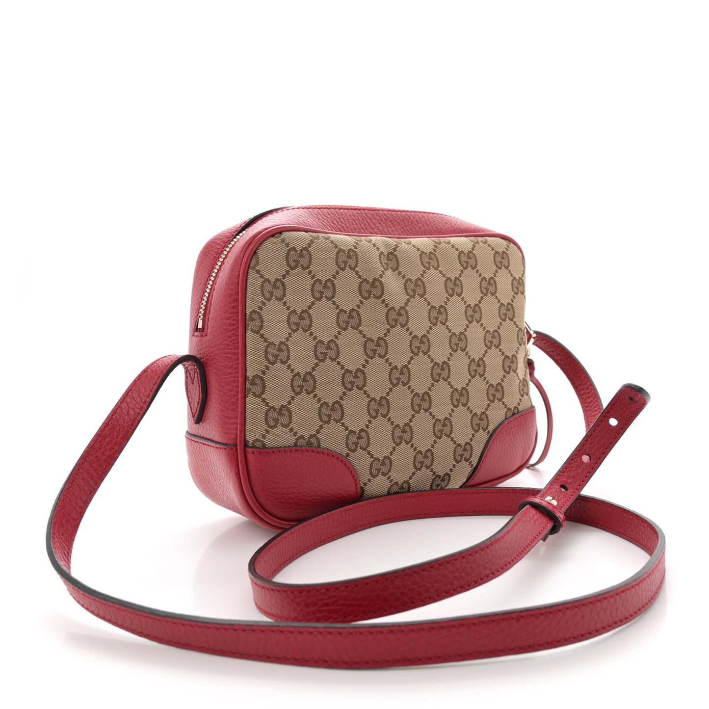 Monogram Mini Bree Messenger Bag Red