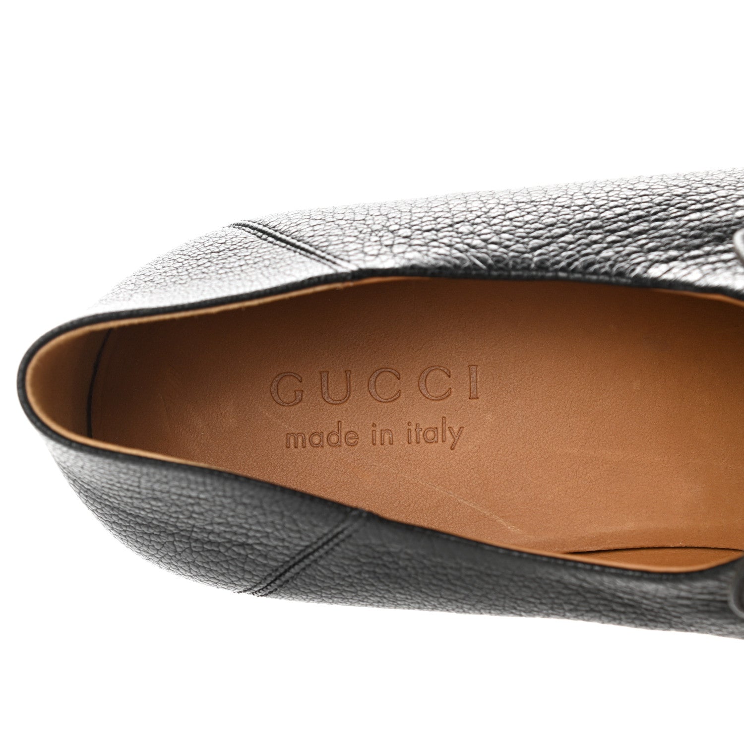 Gucci Havely Kid Web Mens Horsebit Loafers 8.5 Black 7 of 9