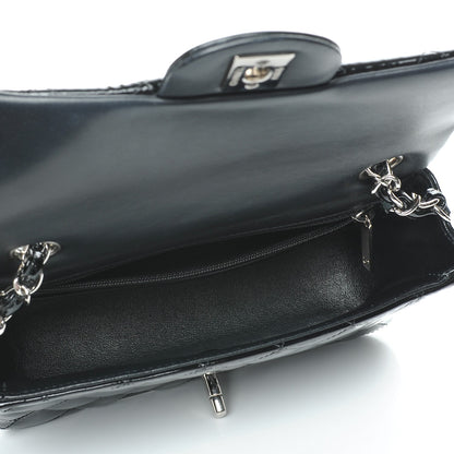 Chanel Patent Calfskin Quilted Mini Rectangular Flap Black 5 of 8