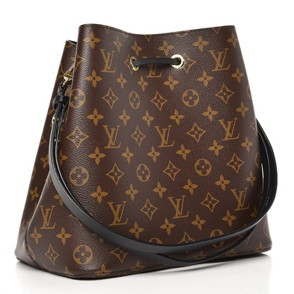 Louis Vuitton Monogram Neonoe MM Black 3 of 7