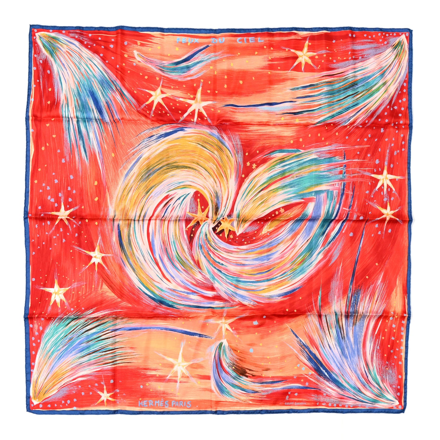 Silk Feux Du Ciel Scarf 90