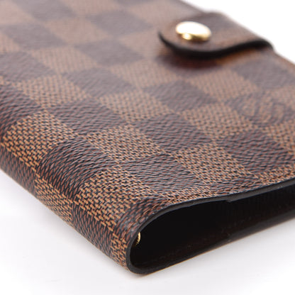 Louis Vuitton Damier Ebene Small Ring Agenda Cover 5 of 9