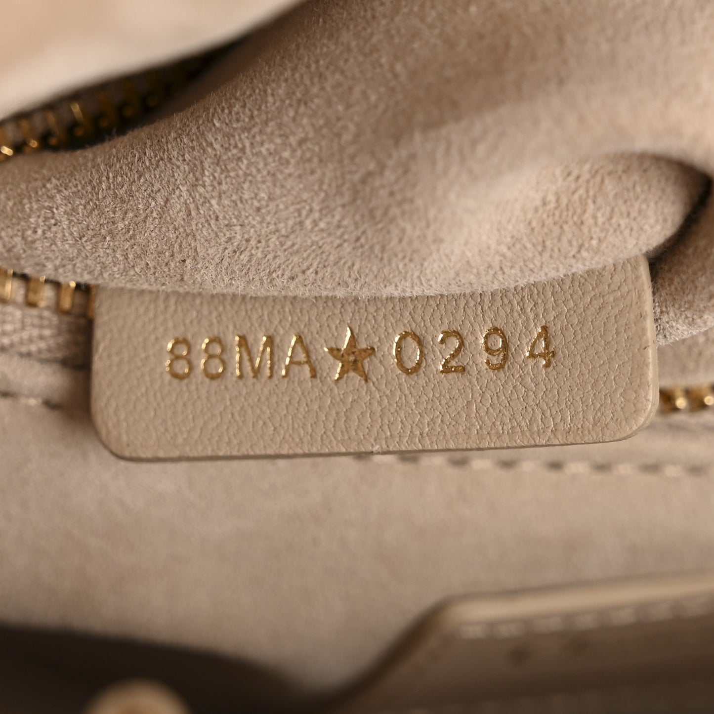 Lambskin Cannage Mini Lady Dior Sand