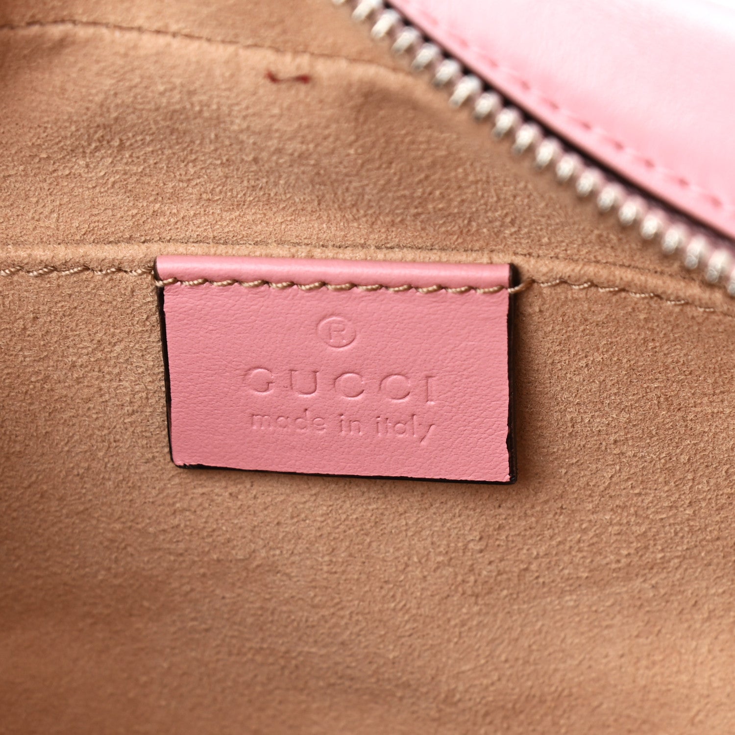 Gucci Calfskin Matelasse Small GG Marmont Chain Shoulder Bag Wild Rose 6 of 10