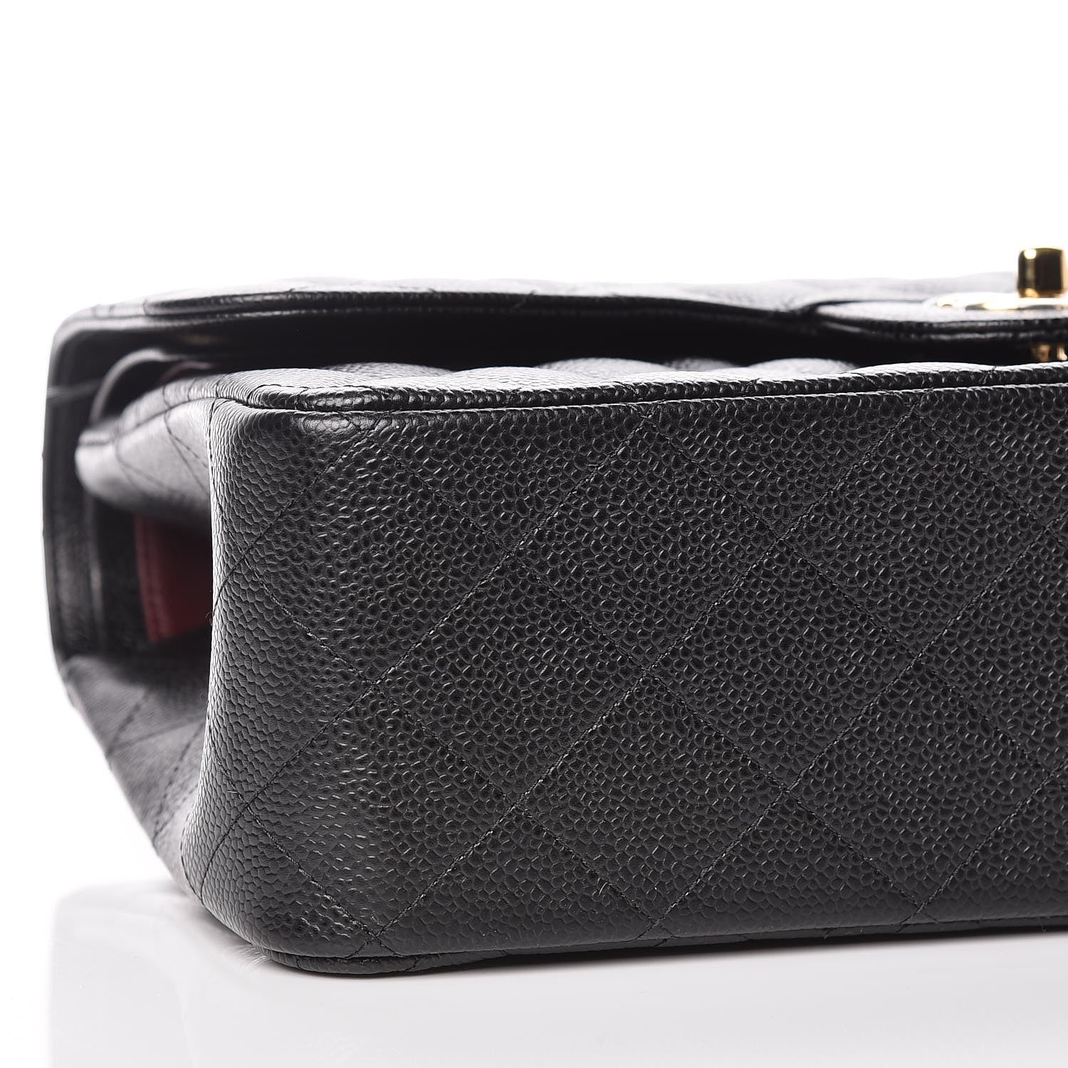 Chanel Caviar Quilted Jumbo Double Flap Black 8 of 9