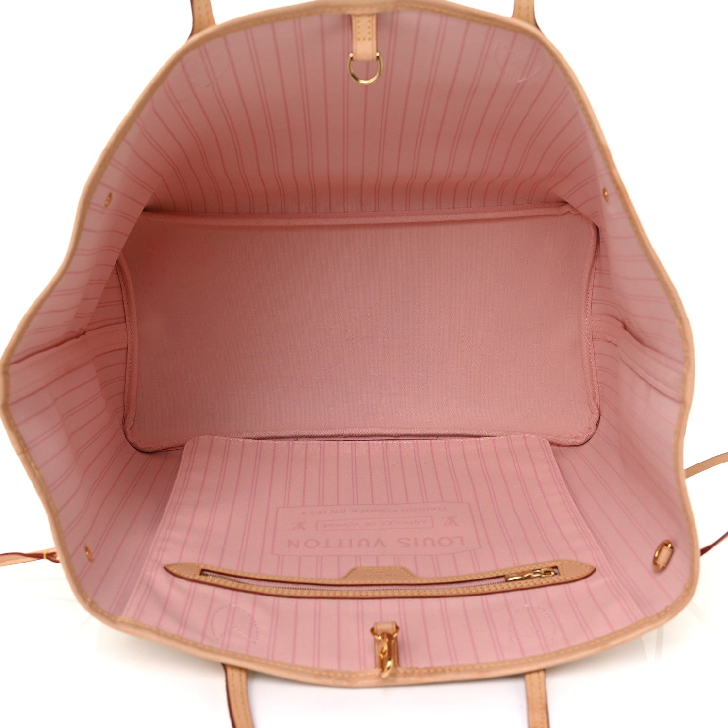 Louis Vuitton Damier Azur Neo Neverfull GM Rose Ballerine 5 of 11