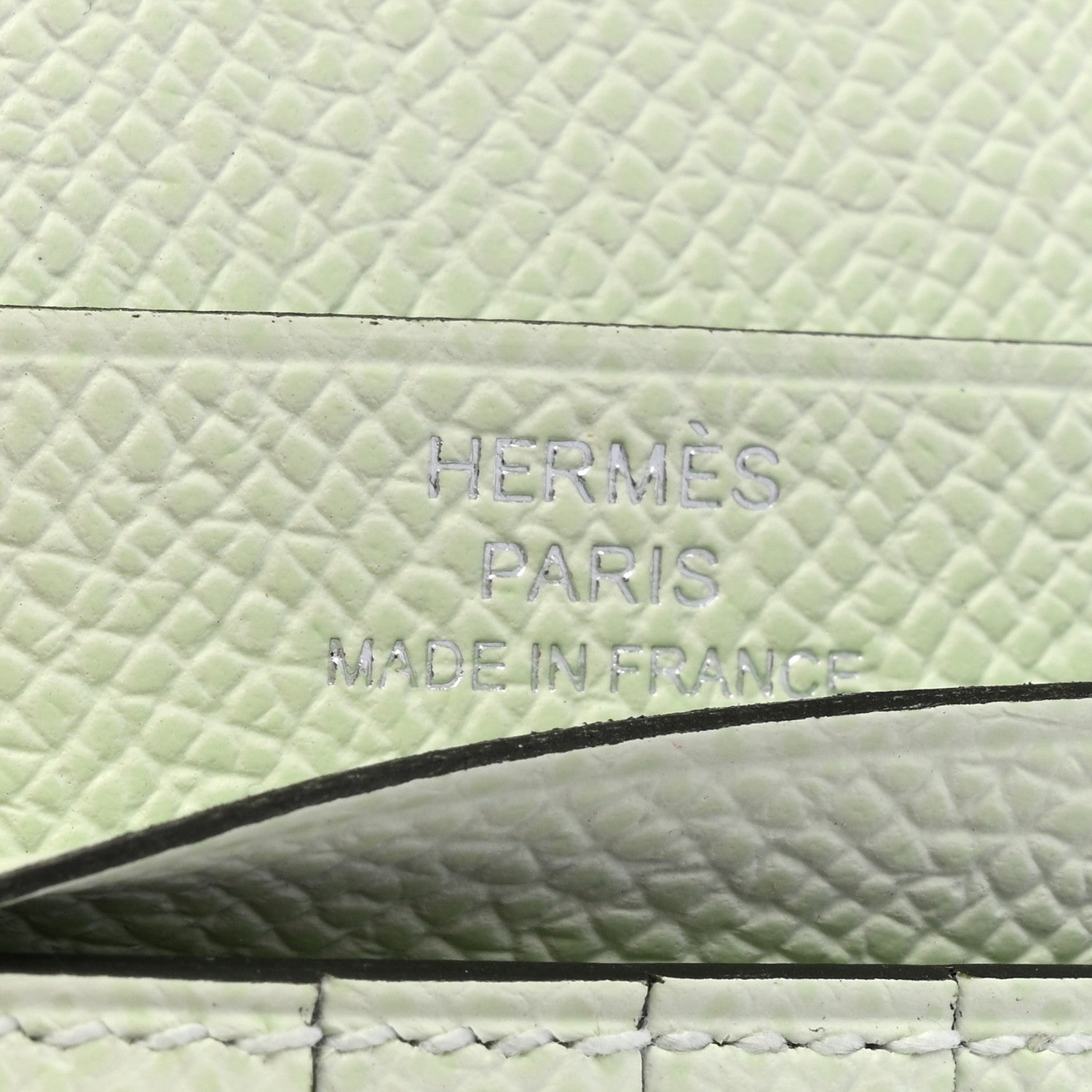 Hermes Epsom Bearn Compact Wallet Vert Fizz 6 of 8