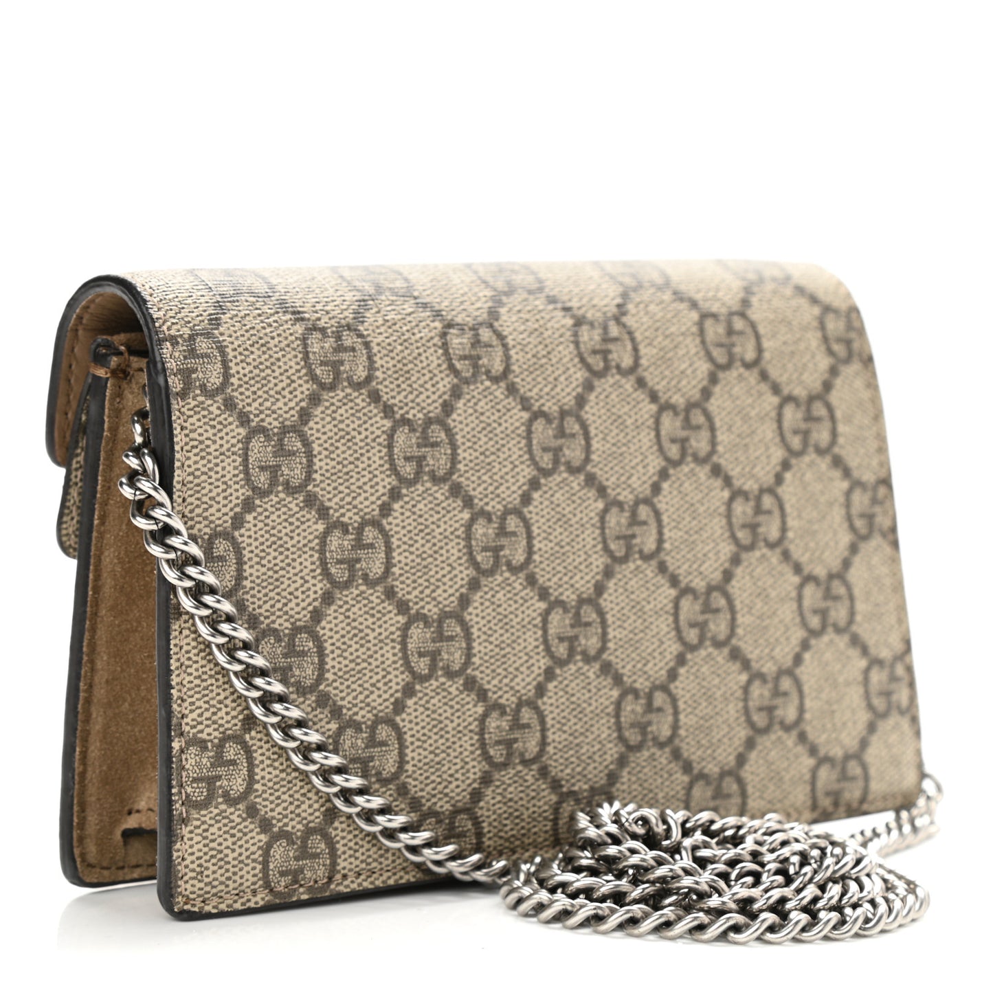 GG Supreme Monogram Super Mini Dionysus Shoulder Bag Taupe