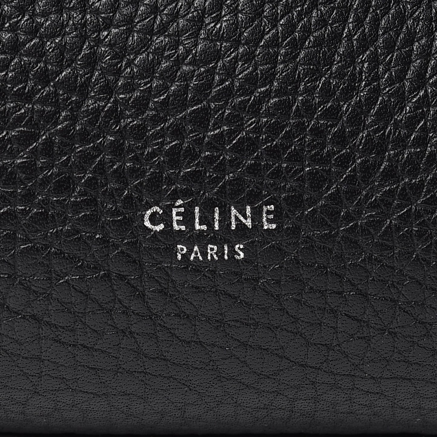 Supple Grained Calfskin Small Big Bag Black