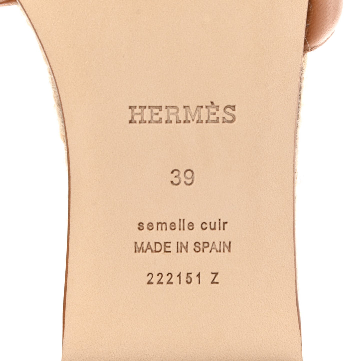 Nappa Famosa Espadrille Sandals 39 Naturel