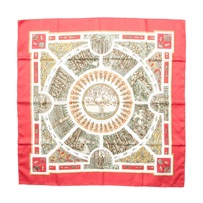 Hermes Silk Le Songe de Poliphile Scarf 90 1 of 4
