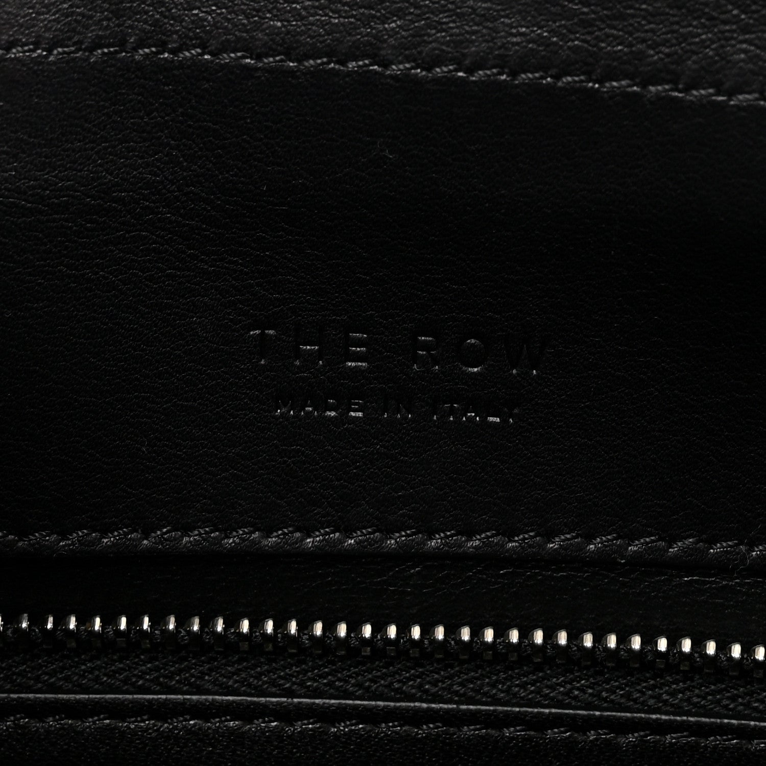 The Row Smooth Calfskin Peggy Bag Black 6 of 9