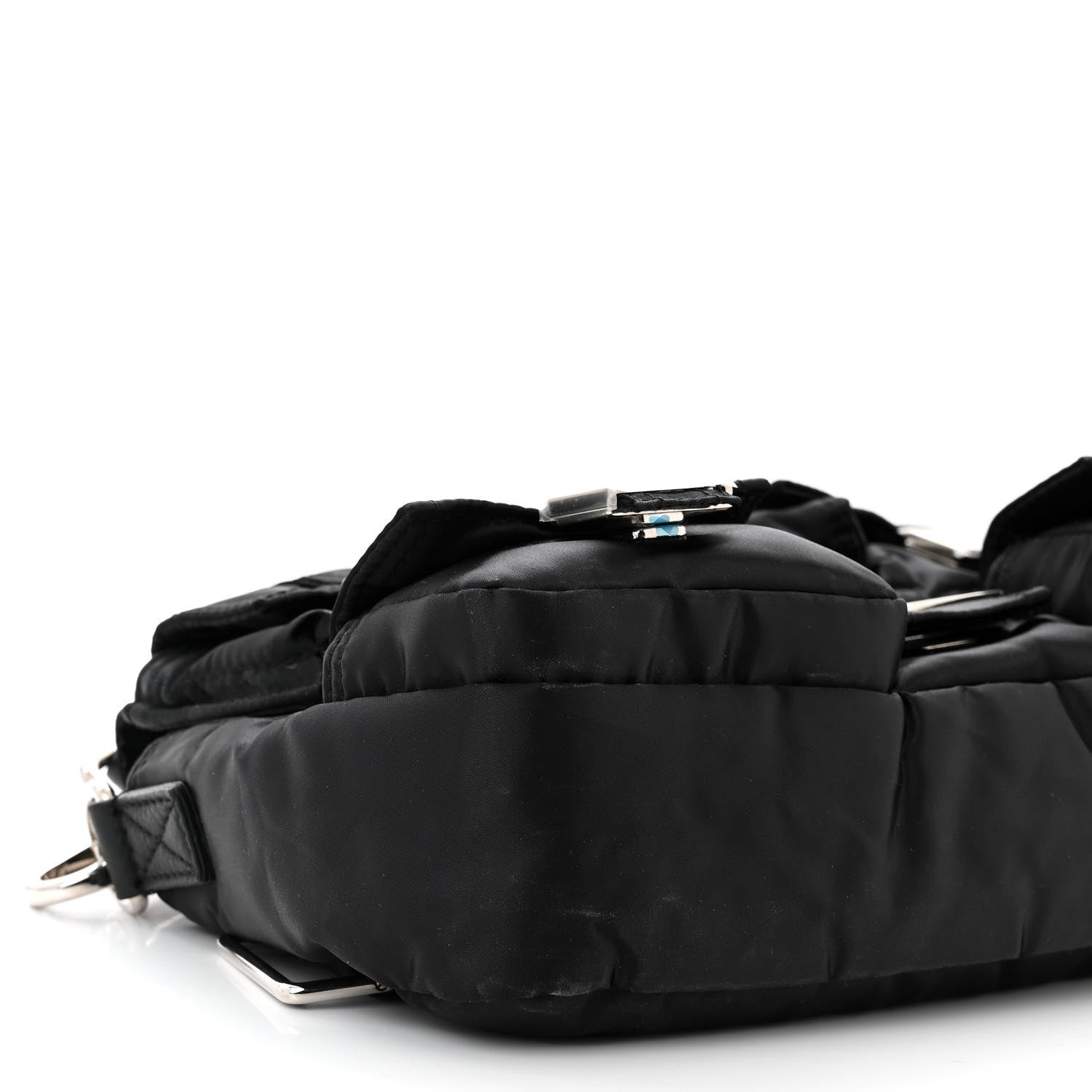 Fendi Econyl Cuoio Romano Multipocket Baguette Black 8 of 9