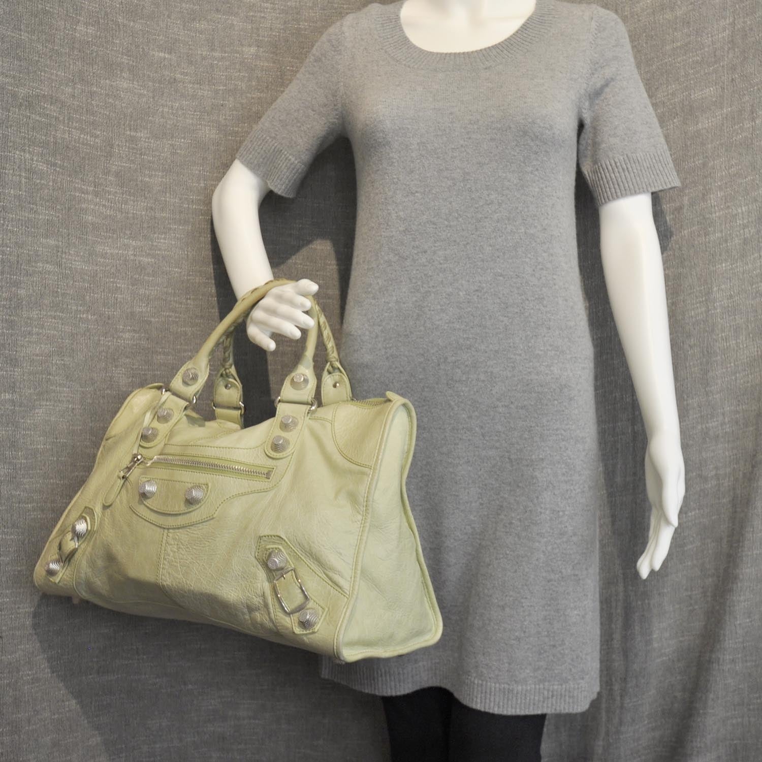 Balenciaga Agneau Giant Work Granny Green 2 of 11