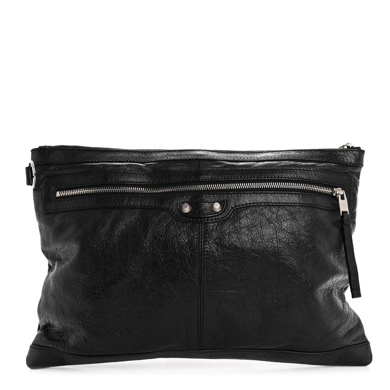 Balenciaga Agneau Arena Classic Hardware Large Clip Black 1 of 9