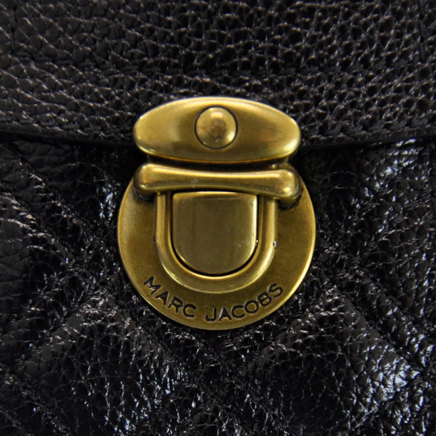 Leather Quilted Multipocket Hobo Black